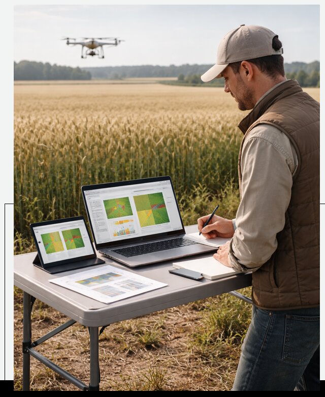Система AI прогнозирования урожайности для точных агрономий в Лесне