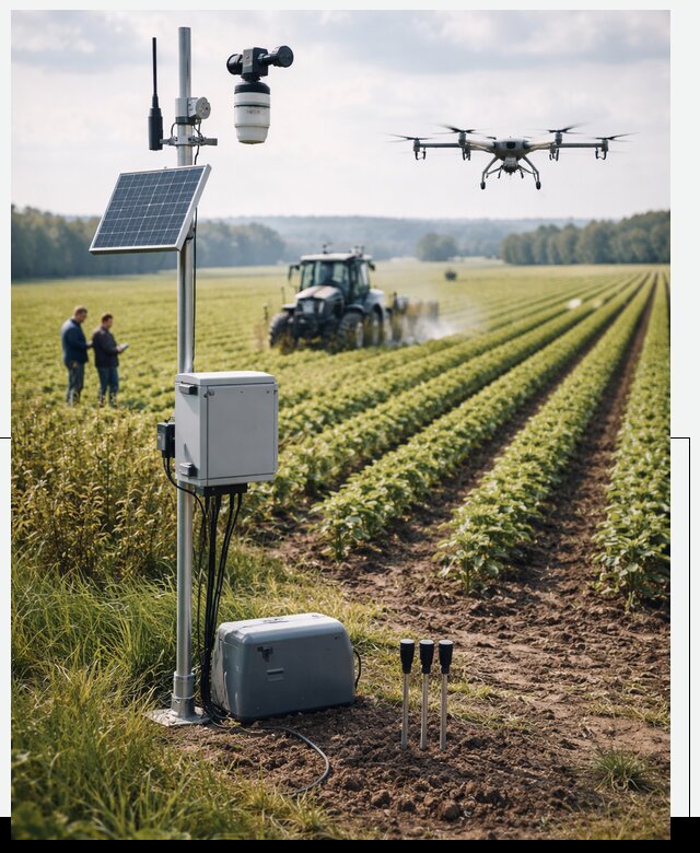 Разработка IoT мониторинга полей в Лесне от 8836 р. | АвикейЛсн